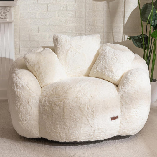 Cozy Floral Bean Bag Chair