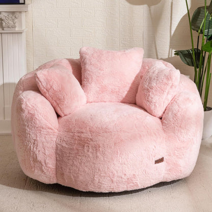 Cozy Floral Bean Bag Chair