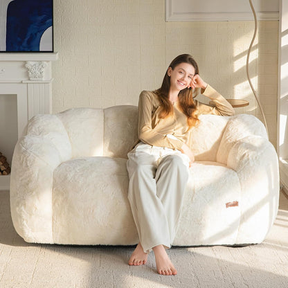 Cozy Floral Bean Bag Chair