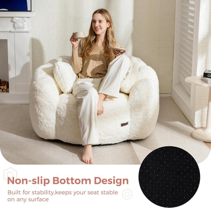 Cozy Floral Bean Bag Chair